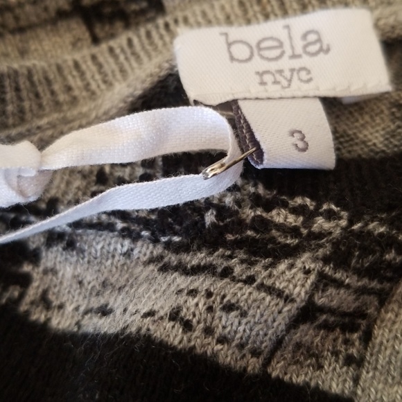 bela nyc milly plaid sweater - Picture 3 of 4